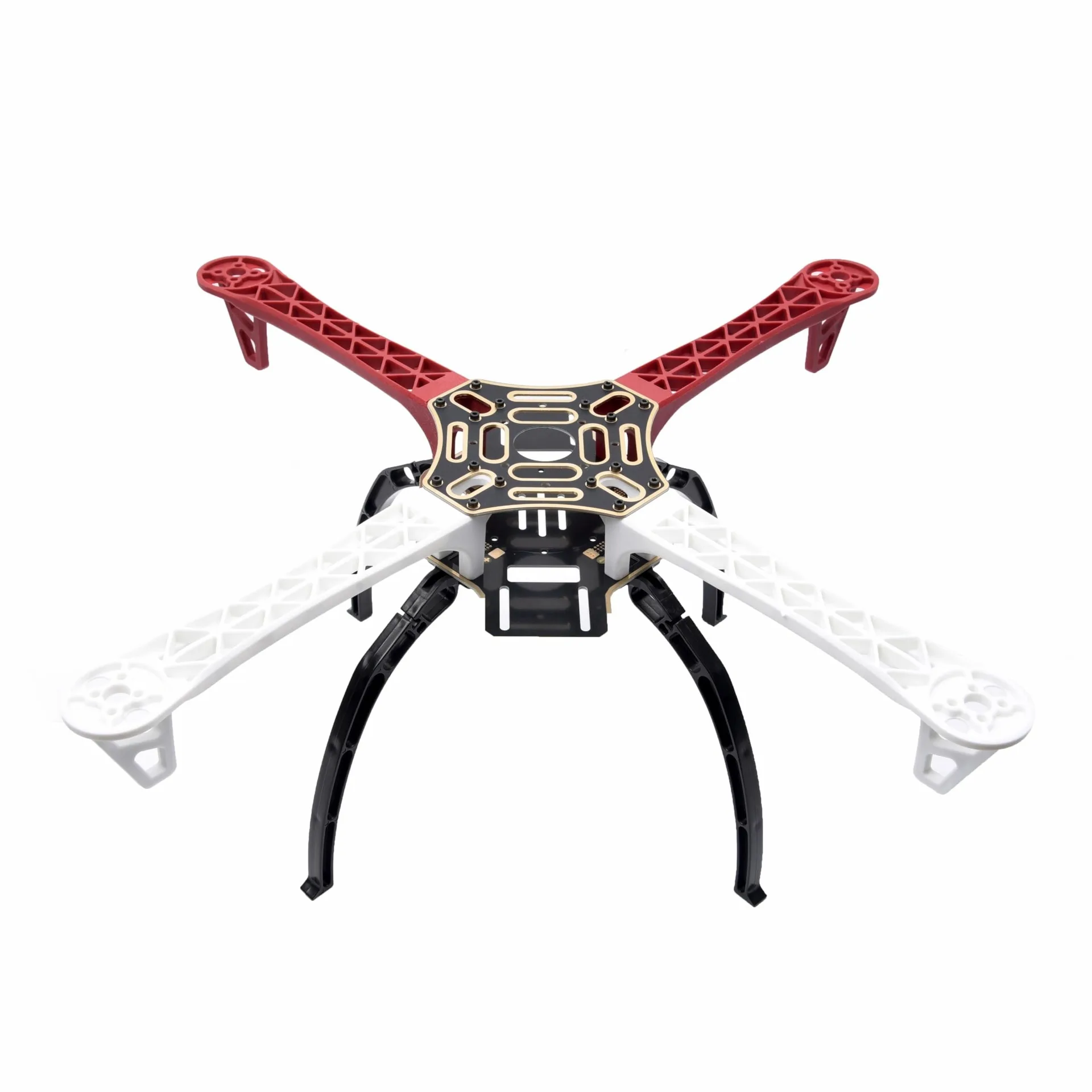 [DRO-02-A81] Chassis Quadcopter F450 Rouge et blanc + support pieds Pro